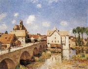 Alfred Sisley The Bridge of Moret oil painting reproduction